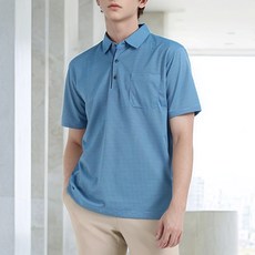 토마스하디 남성용 캐치온 반팔 카라넥 골프 티셔츠 NBMT681