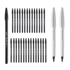 monAmi Plus Pen 3000 黑 30入 + S 黑 2入, 混合色, 1套