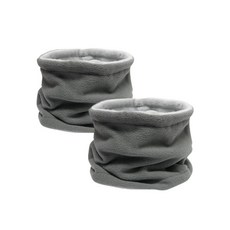 Sicily Cuore 附耳罩刷毛保暖圍脖 2入, 灰色