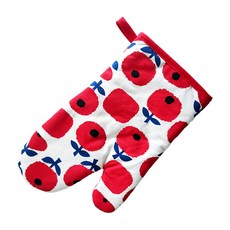 Junda Shop北歐風格微波爐烤箱用廚房手套, 紅色的, 1個