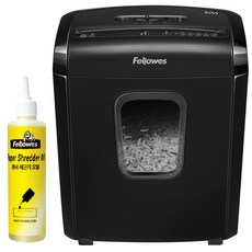 Fellowes 斐樂 微型型文檔 +獨家石油套件, 6M（文件碎紙機）, 黑色