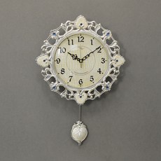 키다리시계 인테리어 레트로 엔틱 저소음 샐럽 벽시계 kspz413, 은