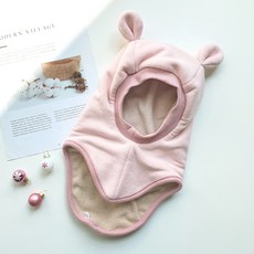 우주아이 유아용 귀욤베베 아기후드모자