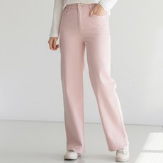 부루앤쥬디 여성용 히든 밴딩 코튼 일자 와이드 팬츠 ORCPT501A