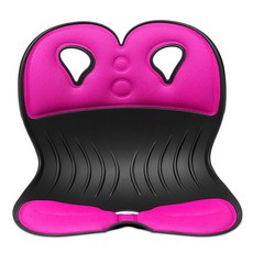 Chair Club 護腰美姿椅墊, 黑色 粉色