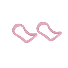 TPE彈力瑜珈環 2入, 粉色的