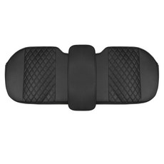 River Fox 全包覆式座墊套 固定扣 麻質坐墊 後座 中型 52 x 133 cm, 黑色, 1個