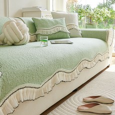 G&Y Staco 荷葉邊點綴夏季防滑沙發墊