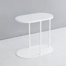 MARKET B DUGED B型邊桌, 白色