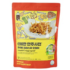 海地韓國神秘小吃字典芥末脆魷魚, 200g, 1包