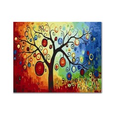 아디코 DIY 보석십자수 팝인트리 50 x 40 cm BH49, 혼합색상, 1개