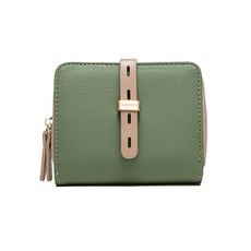 Prettyzys 프리티지 심플 버클 가벼운 데일리 카드 동전지갑