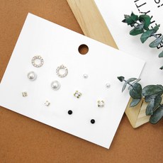 日常造型耳環12件組