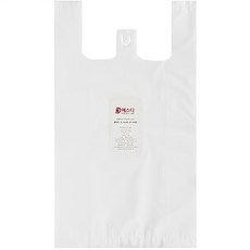 A級 超市用 塑膠袋 白色 4號, 1組, 10L