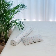 아띠블랑 유아용 베개 + 바디필로우 세트, 팜트리