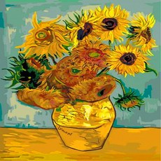 피포페인팅 DIY 정물화 그리기 세트 40 x 50 cm, 해바라기(B09), 1개