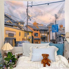 더플로우커머스 고즈넉한 일본 풍경 홈인테리어 태피스트리, 10