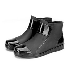 남성 미끄럼방지 고무 방수 장화