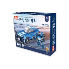 디고블럭 레이싱카 레고호환블록 Z07, 혼합색상, 1개