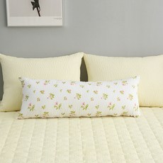 I'm Living 泡泡紗多功能長形靠枕, 玫瑰花