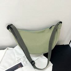 소리달 여성용 쿠나 경량 보조 반달 보부상 크로스백