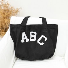 소리달 여성용 레뷰 빅사이즈 대용량 프린팅 토트 숄더백