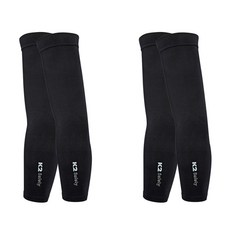 K2 無縫涼感袖套, 2套, 黑色