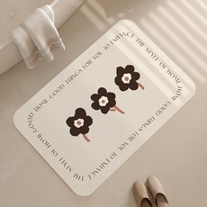 Petit 爆米花花朵蓬鬆地墊, 1個, 黑色