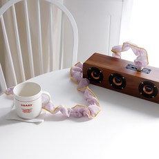 Soso 布藝插座電線遮蓋套, 紫羅蘭色 + 黃色