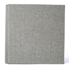Star 簡約彩色相簿 32.5 x 33.5 cm, 灰色(外殼) + 白色(內頁), 30張