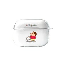 蠟筆小新 AirPods Pro 透明保護殼, 單一商品, 散步小新