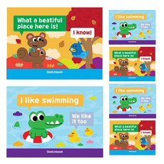 ARTMORE 世界 可撕式素描本 隨機出貨, 8開, 30張, 6個