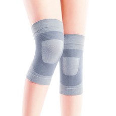 纖薄彈力護膝 灰色, 2個