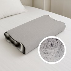 Danjam 清淨空氣網眼枕, 1個, 素色側邊黑