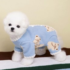 PASTEL PET 寵物毛球動物連身衣, 1個, 藍色