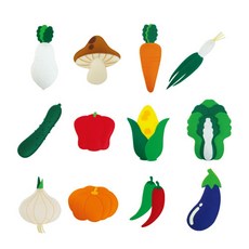 CheongYang Toy 毛氈魔鬼氈教具12件組, 蔬菜, 1個