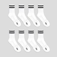 GGRN 男士標準AA時尚襪子8雙組
