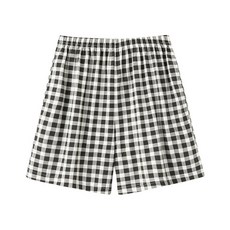 cofv 情侶棉質居家短褲睡衣