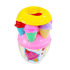極光甜筒冰淇淋玩沙組, 317g, 混合色, 1個