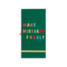 ban.do 記者筆記本 MAKE MISTAKES FREELY 80張, 綠色, 1個