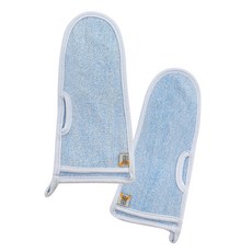 Oceantowel 紳士用雙手去角質護理膜, 藍色, 1套, 2入