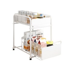 打造整潔廚房的必備品 多功能層架 置物架, 白色