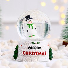 Querdi聖誕雪球水晶球 雪人 小型, 混合顏色
