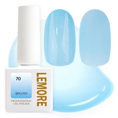 i-bit 勒莫爾 果凍糖漿凝膠指甲油, 70 夏日天空, 1個, 10ml