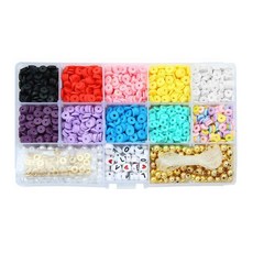 알로데 알파벳 폴리머 비즈 DIY 키트, TYPE 10, 1세트