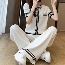 Paperments 朱麗亞德涼感針織上下休閒套裝 10571