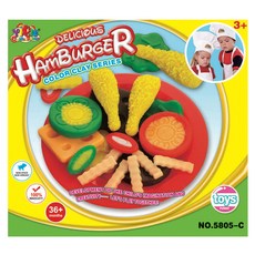 YIQIS 하늘썬별 딜리셔스 후라이드 치킨 도우 점토놀이 5805c, 1kg, 랜덤발송, 1개