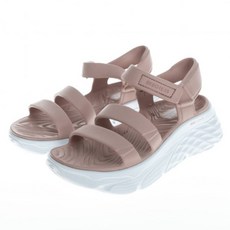 SKECHERS 女款 MAX CUSHIONING FOAMIES D楦涼鞋 111126LTPK, 24cm, 粉色