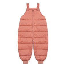 Golden Rabbit 兒童格紋鋪棉吊帶褲