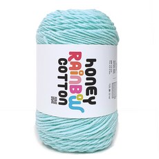 니뜨 허니 레인보우 코튼 뜨개실 100g, 304클라우드, 1개